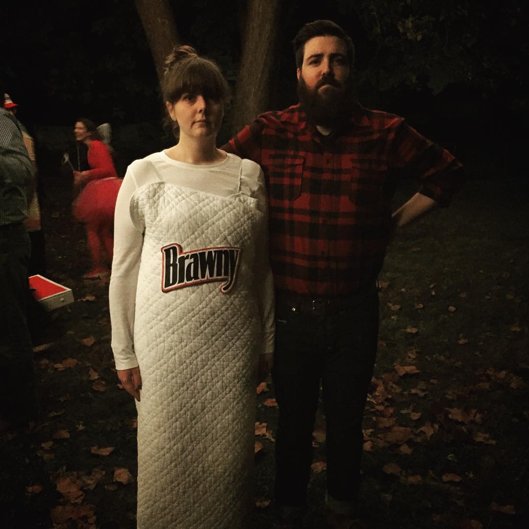 Brawny Man family halloween costume 2015.