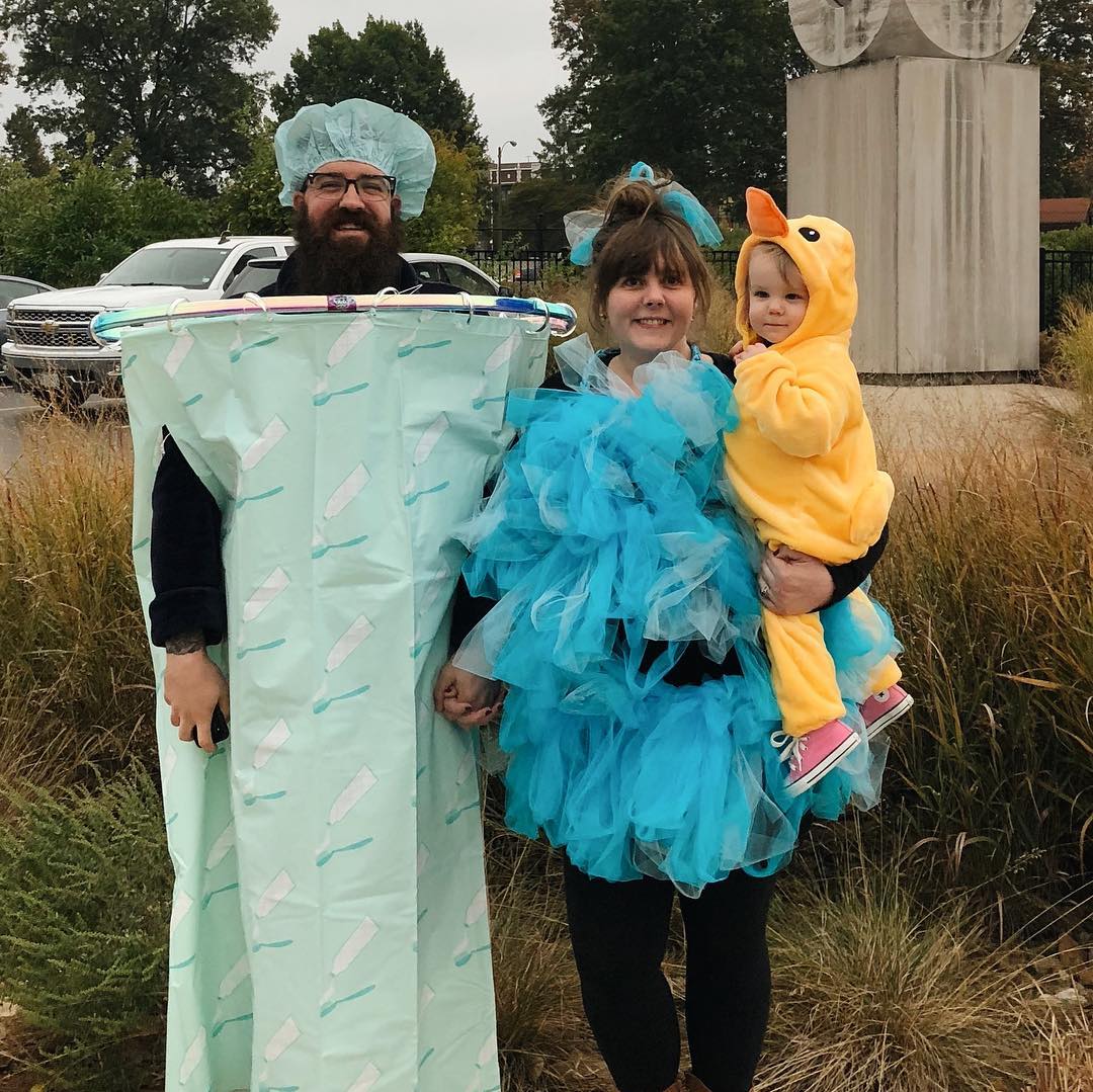 Rubber Ducky family halloween costume 2018.
