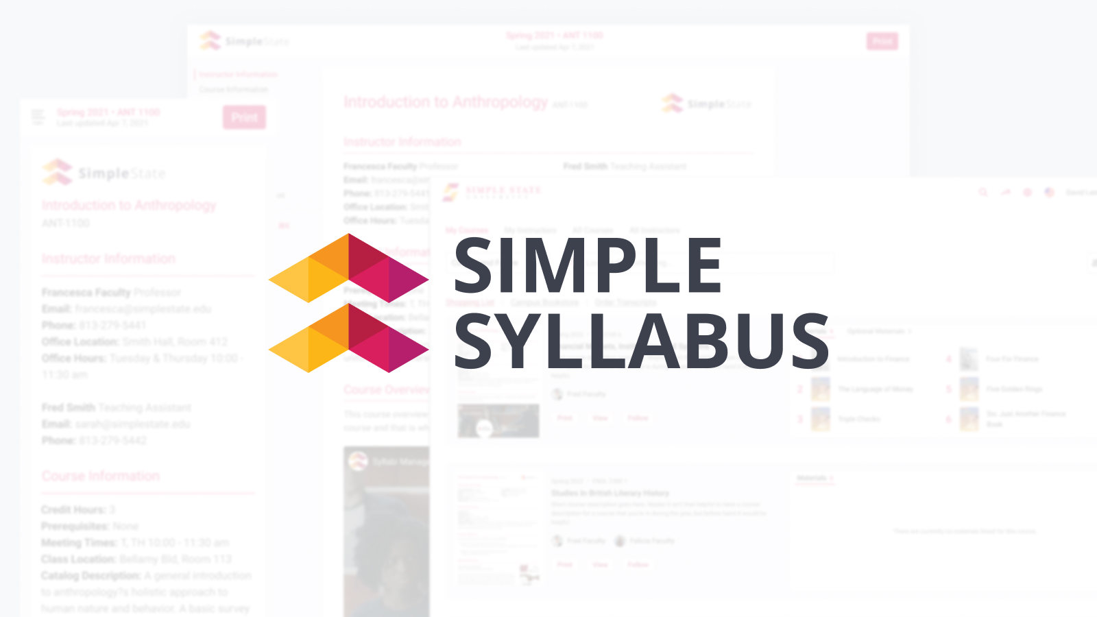 Simple Syllabus preview
