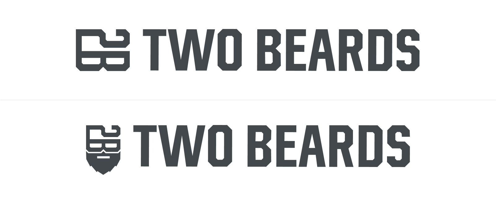 .Alternate Two Beards Logos